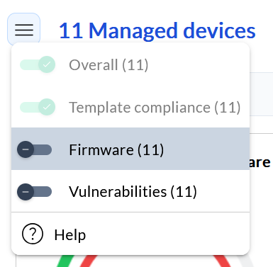 Ability to select other summary views