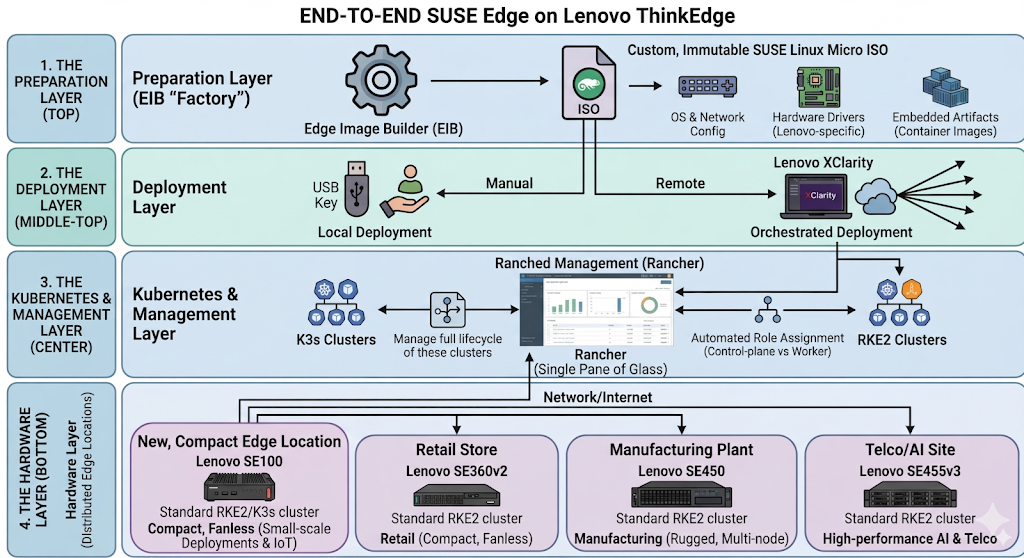 End-to-end SUSE Edge on Lenovo ThinkEdge