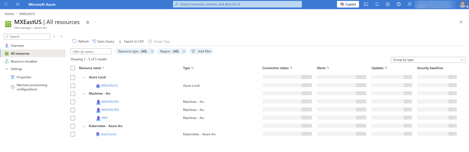 Azure Arc site