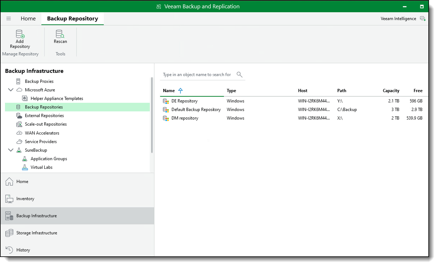 Backup Repository