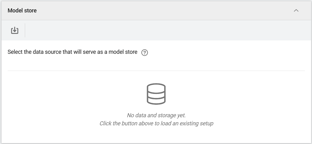 Connect local model repository if desired